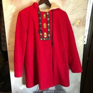 Kimchi Blue Red Coat